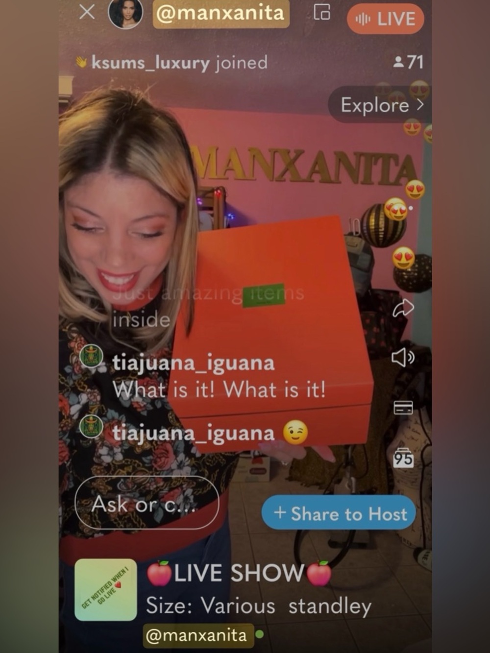 🍎✨✊🏽👑💯✨🍏🛍️@MANXANITA IS LIVE🍎🛍️🌺🥳💐🌻🙌🏽🍏JOIN US🍸🍎✨❤️✊🏼✨🤗🍎✨🧃🛍️ - Picture 3 of 16